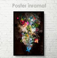 Pictură ArtShop Abstract Bouquet of Flowers 60x90cm (PA56-L-L) imaginea #3 — magazin online Desire.md