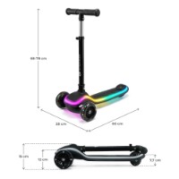 Trotinetă KinderKraft Raket Black (KRRAKE00BLK0000) imaginea #7 — magazin online Desire.md