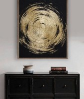 Pictură ArtShop Abstract Gold Circle 30x45cm (PA98-XL-L)