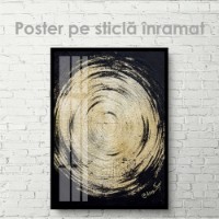 Pictură ArtShop Abstract Gold Circle 60x90cm (PA98) imaginea #3 — magazin online Desire.md