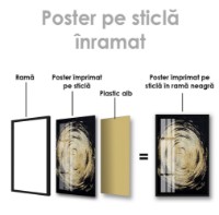 Pictură ArtShop Abstract Gold Circle 60x90cm (PA98) imaginea #2 — magazin online Desire.md