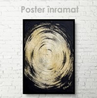 Pictură ArtShop Abstract Gold Circle 40x60cm (PA98-L-L) imaginea #3 — magazin online Desire.md