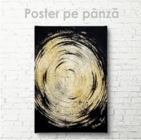 Pictură ArtShop Abstract Gold Circle 50x75cm (PA98-M-PL) imaginea #3 — magazin online Desire.md