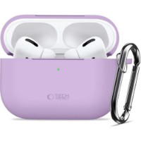 Husă pentru căști Tech-Protect Silicone Hook Apple Airpods Pro 3 Lavender