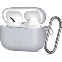 Husă pentru căști Tech-Protect Silicone Hook Apple Airpods Pro 3 Crayon Grey imaginea #2 — magazin online Desire.md