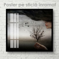 Pictură ArtShop Abstract Landscape in Gray Tones 100x100cm (PA110) imaginea #3 — magazin online Desire.md
