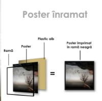 Pictură ArtShop Abstract Landscape in Gray Tones 40x40cm (PA110-XL-L) imaginea #2 — magazin online Desire.md