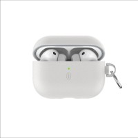 Husă pentru căști WiWU True Genuine Leather Protective Case HC-201 White