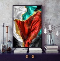 Pictură ArtShop Bright Abstraction On Silk 60x90cm (PA51-LL)