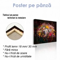 Pictură ArtShop Bright Abstraction 60x60cm (PA150-L-PL) imaginea #2 — magazin online Desire.md