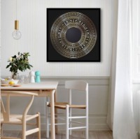 Pictură ArtShop Circle With Gold Elements 100x100cm (PA63-LL)