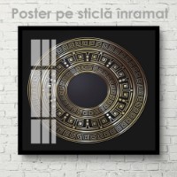 Pictură ArtShop Circle With Gold Elements 40x40cm (PA63-XL) imaginea #2 — magazin online Desire.md