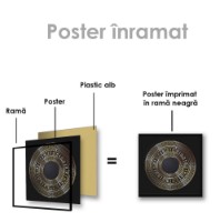 Pictură ArtShop Circle With Gold Elements 80x80cm (PA63-M-L) imaginea #2 — magazin online Desire.md