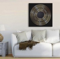 Pictură ArtShop Circle With Gold Elements 80x80cm (PA63-M-PL)