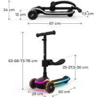 Trotinetă KinderKraft Raket UP Black (KRRAUP00BLK0000) imaginea #8 — magazin online Desire.md