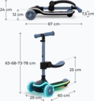 Trotinetă KinderKraft Raket UP Blue (KRRAUP00BLU0000) imaginea #3 — magazin online Desire.md