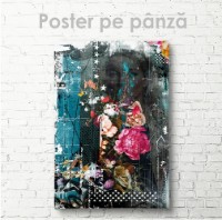 Pictură ArtShop Flower and Butterfly 40x60cm (PA54-L-PL) imaginea #3 — magazin online Desire.md
