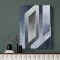 Pictură ArtShop Geometric Shapes With Gold Outline 30x45cm (PA439-XL-PL)