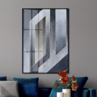 Pictură ArtShop Geometric Shapes With Gold Outline 50x75cm (PA439-M)