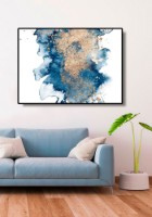 Pictură ArtShop Gold & Blue Paints 45x30cm (PA213-XL-L)