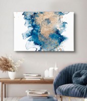 Pictură ArtShop Gold & Blue Paints 45x30cm (PA213-XL-PL)