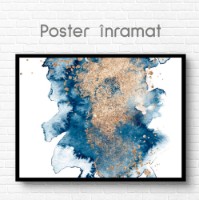 Pictură ArtShop Gold & Blue Paints 75x50cm (PA213-M-L) imaginea #2 — magazin online Desire.md