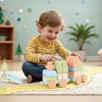 Set de construcție Dolu Train Set 36pcs (5220) imaginea #2 — magazin online Desire.md