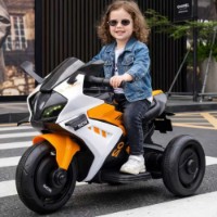Mașinuța electrica Caider CFDesign White/Black/Orange (52962)  imaginea #3 — magazin online Desire.md