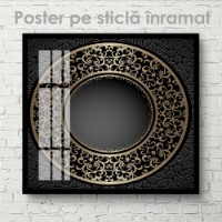 Pictură ArtShop Gold Abstract Leaves 100x100cm (PA91) imaginea #3 — magazin online Desire.md