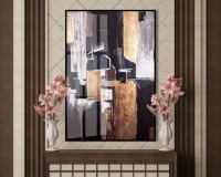 Pictură ArtShop Gold and Brown Abstraction 40x60cm (PA287-L)