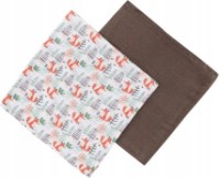 Pelinci Petite&Mars Misty Forest Fox 2pcs 120x120cm (417366) imaginea #1 — magazin online Desire.md