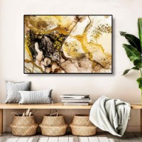 Pictură ArtShop Gold Spots 90x60cm (PA208-LL)