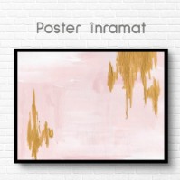 Pictură ArtShop Golden Streaks 90x60cm (PA210-LL) imaginea #2 — magazin online Desire.md