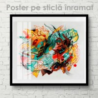 Pictură ArtShop Multicolored Abstraction 100x100cm (PA93) imaginea #3 — magazin online Desire.md