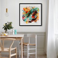 Pictură ArtShop Multicolored Abstraction 100x100cm (PA93-LL)