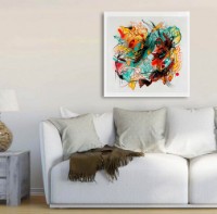 Pictură ArtShop Multicolored Abstraction 60x60cm (PA93-L-PL)