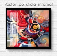 Pictură ArtShop Multicolored Abstraction 80x80cm (PA217-M) imaginea #2 — magazin online Desire.md