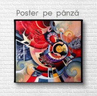 Pictură ArtShop Multicolored Abstraction 60x60cm (PA217-L-PL) imaginea #2 — magazin online Desire.md