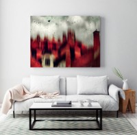Pictură ArtShop Red City 90x60cm (PA125-P-L)