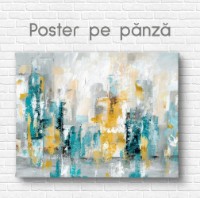 Pictură ArtShop Blue & Gold Abstract Spots 75x50cm (PA195-M-PL) imaginea #2 — magazin online Desire.md