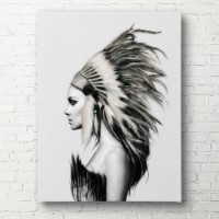 Pictură ArtShop Indian Girl 35x70cm (PBW1-L-PL)