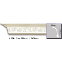 Сornisa tavan Harmony K116 141x96x2400 imaginea #2 — magazin online Desire.md