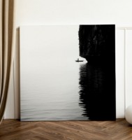 Pictură ArtShop Black & White Sea 100x100cm (PBWN222-PL)