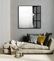 Pictură ArtShop Black & White Sea 40x40cm (PBWN222-XL)