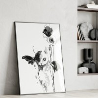 Pictură ArtShop Cat & Abstract Butterfly 60x90cm (PBWN271)