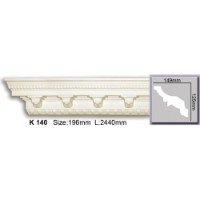 Сornisa tavan Harmony K140 125x149x2400 imaginea #2 — magazin online Desire.md
