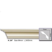 Сornisa tavan Harmony K247 (AB152) 70x70x2400 imaginea #2 — magazin online Desire.md