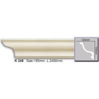 Сornisa tavan Harmony K248 70x70x2400 imaginea #2 — magazin online Desire.md