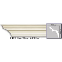Сornisa tavan Harmony K254 126x125x2400 imaginea #2 — magazin online Desire.md