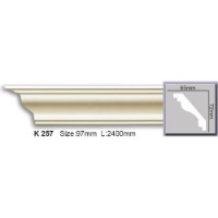 Сornisa tavan Harmony K257 (AB180) 72x65x2400 imaginea #2 — magazin online Desire.md